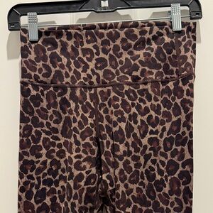 Varley Leopard Print Leggings Size Small